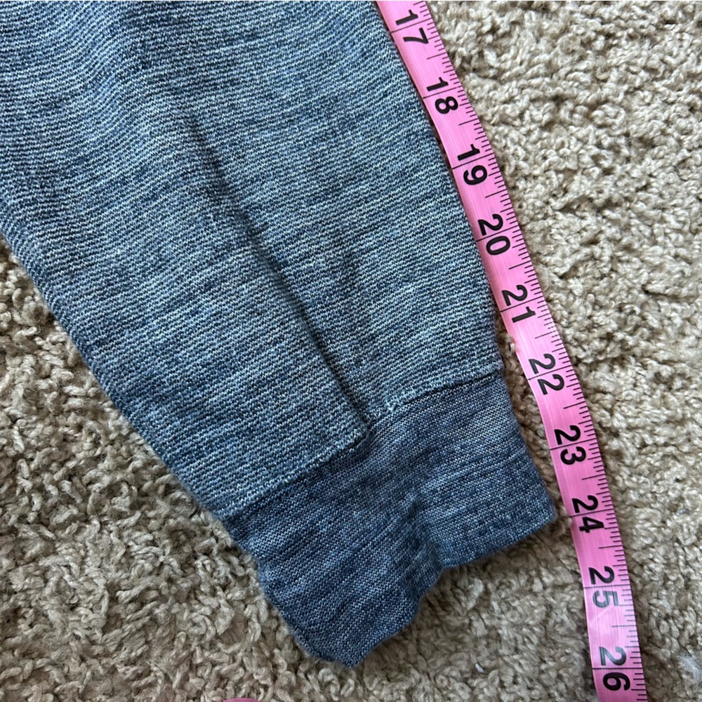 Men’s Super Massive Heather Blue Fleece Hoodie Sweater Sweater Size Medium |D68 - Picture 9 of 9